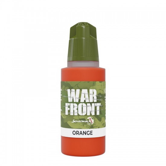 Acrylic Paint - Warfront #Orange (17ml, Matt Finish)