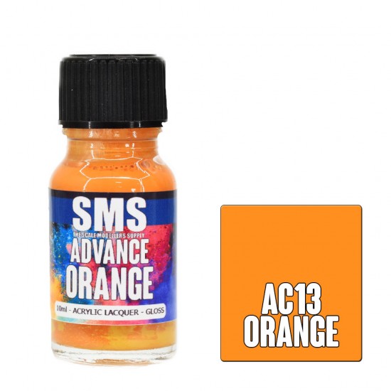 Acrylic Lacquer Paint - Advance ORANGE (10ml)