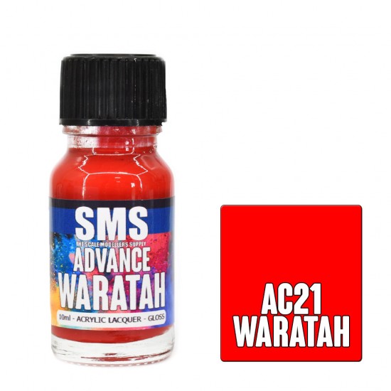 Acrylic Lacquer Paint - Advance WARATAH (10ml)