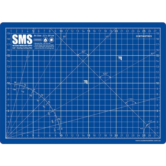 Premium Cutting Mat (A4, blue)