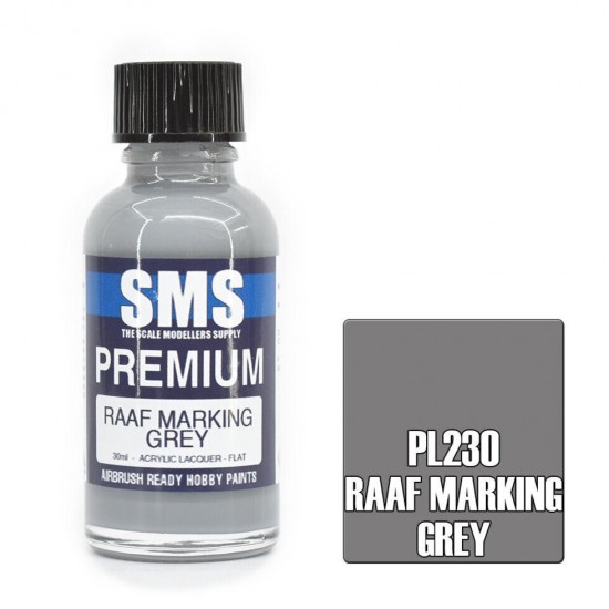 Acrylic Lacquer Paint - Premium #RAAF Marking Grey (30ml)