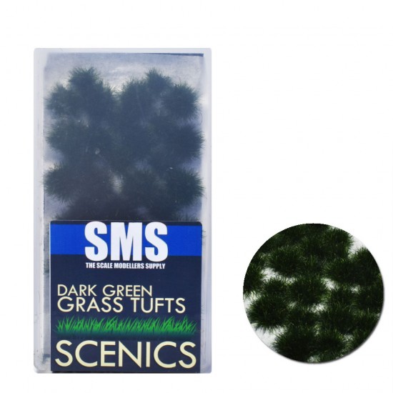 Grass Tufts Dark Green 