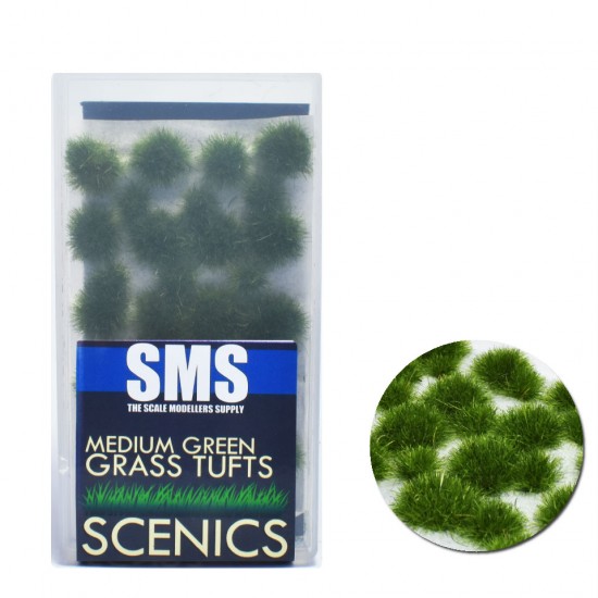 Grass Tufts Medium Green