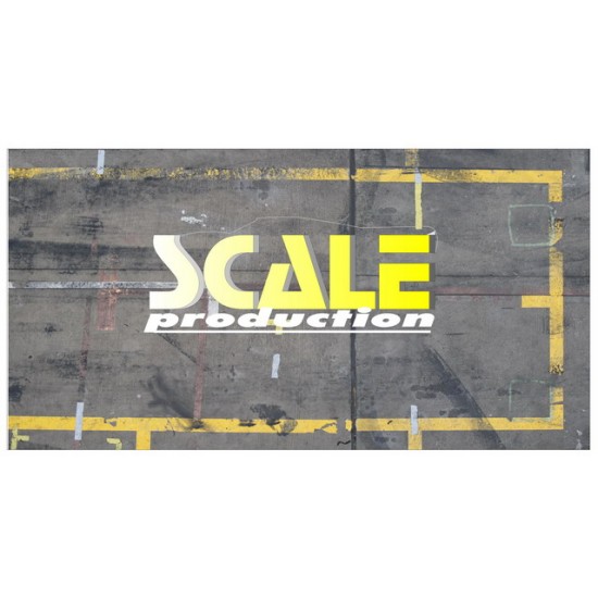 1/24 Self-Adhesive Pitlane Diorama/Display Base Sticker 1 (225x120mm)