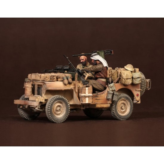 1/35 North Africa Crew of the Jeep SAS 1941-42 #2 (2 figures)