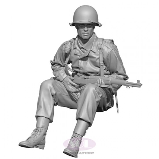 1/35 WWII US Army Rifleman #1 (3D printed kit)