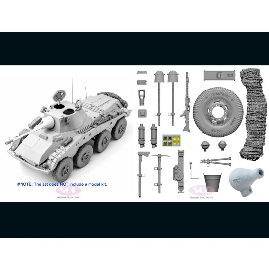 1/16 WWII German Sd.Kfz. 234/2 Upgrade Parts set