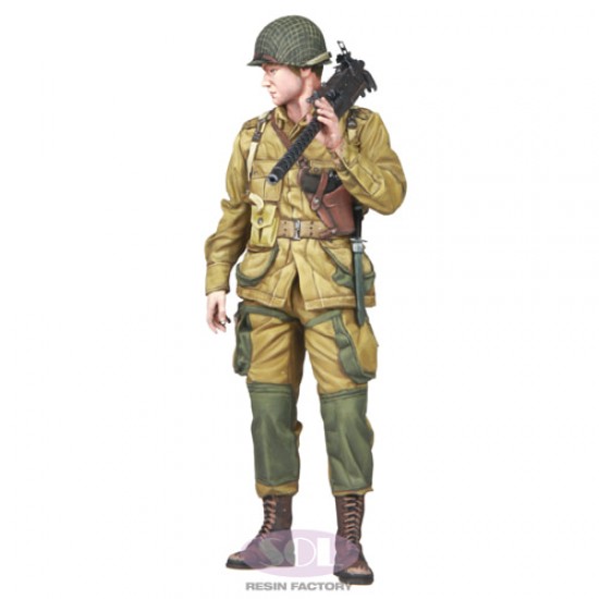 1/16 WWII US Army Airborne with Cal.30