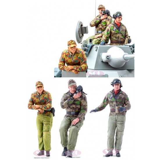 1/16 WWII German Sd.Kfz. 234/2 Crew Set