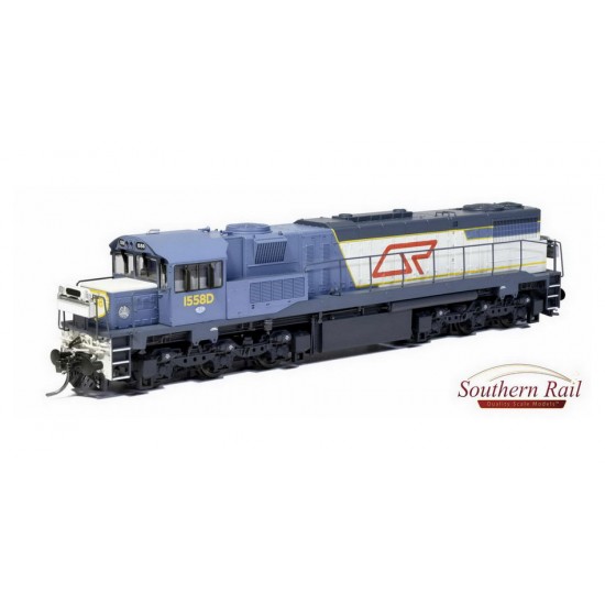 HO Scale 12mm QR 1550 Class Diesel Locomotives - Blue #1558D C.1989-98 w/Sound