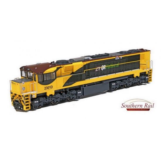 HO Scale 12mm Aurizon 2300 Class Diesel Loco - QRN Eagle Series 3 Toilet End #2301D