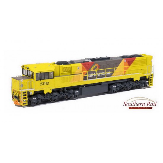 HO Scale 16.5mm Aurizon 2300 Class Diesel Loco - QRN Banana Series 3 Toilet End #2311D