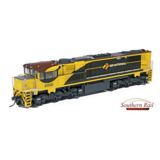 HO Scale 12mm Aurizon 2300 Class Diesel Loco - Aurizon Eagle Livery S3 Toilet End #2332D