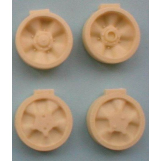 1/35 2S3 Akatsiya Correct Wheels for Trumpeter kits