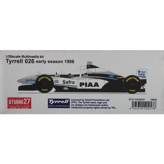 Multimedia kit - 1/20 Tyrrell 026 Early Season 1998 X-Wing