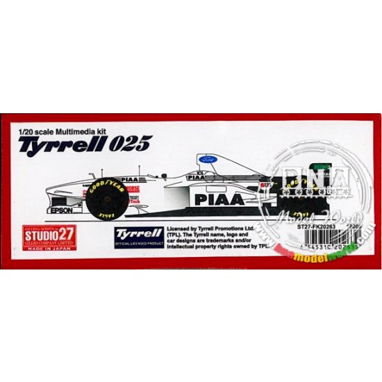 Multimedia Kit - 1/20 Tyrrell 025 1997