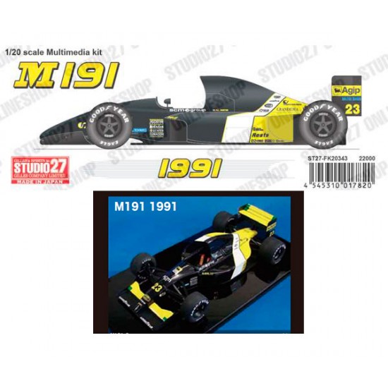 1/20 Minardi M191 1991 [Multi Material Kit]