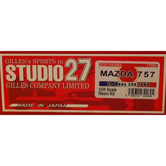 Multimedia kit - 1/24 Mazda 757 LM 1986