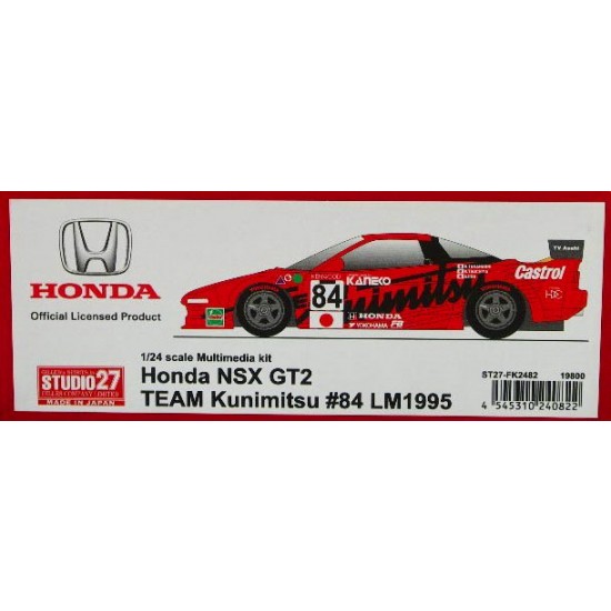 Multimedia kit - 1/24 Honda NSX GT2 Team Kunimitsu #84 LM 1995