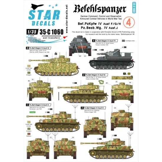 1/35 Decals for Befehlspanzer - German Command, Control and Observation Tanks #4