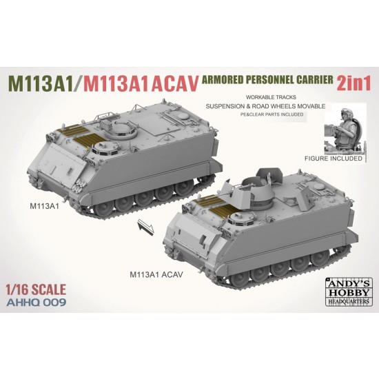 1/16 M113A1/M113A1 ACAV Armoured Personnel Carrier (2in1)