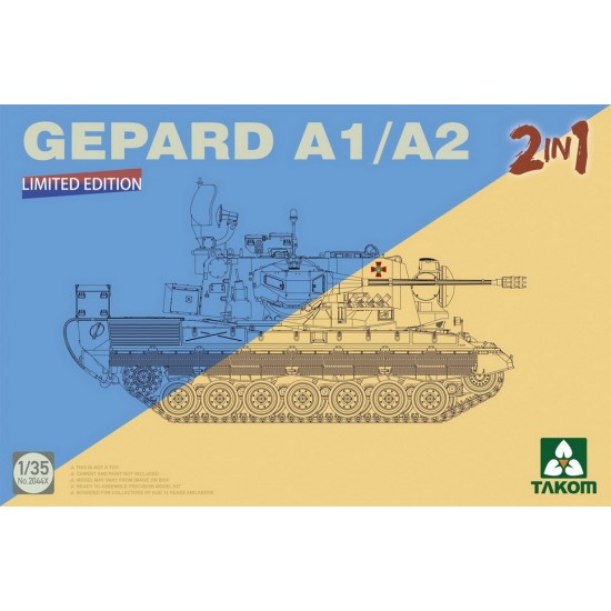 1/35 Bundeswehr Flackpanzer 1 Gepard SPAAG A1/A2 [2 In 1]