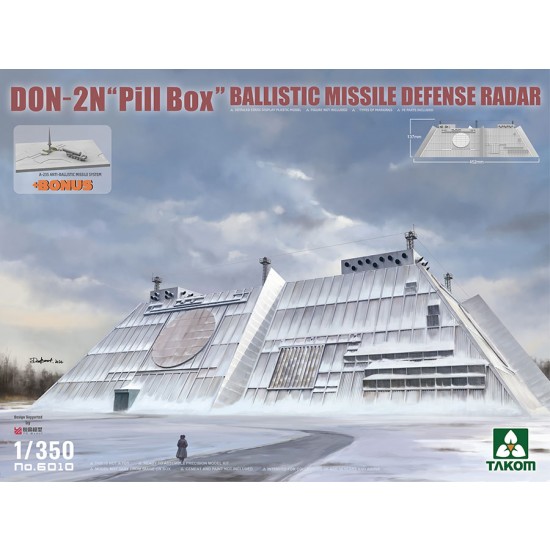 1/350 Don-2N'Pill Box' Ballistic Missile Defense Radar (452 x 137mm) with A-235