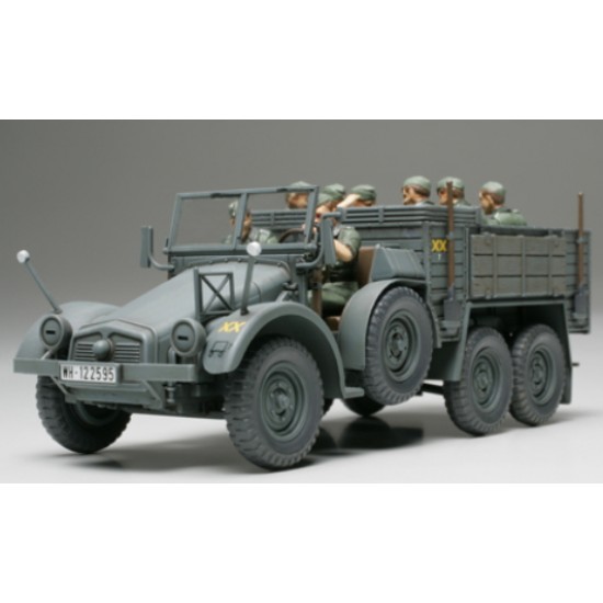 1/48 German 6x4 Truck Krupp Protze Kfz.70 with Figures