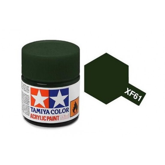 Acrylic Paint Mini XF-61 Flat Dark Green 10ml