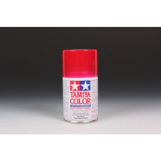 Lacquer Spray Paint PS-37 Translucent Red for R/C Car Modelling (100ml)