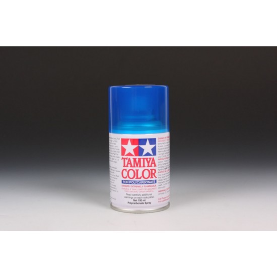 Lacquer Spray Paint PS-39 Translucent Light Blue for R/C Car Modelling (100ml)