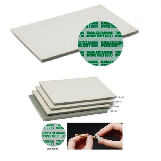 Sanding Sponge Sheet - #1000 (1pcs, 140mm x 114mm)