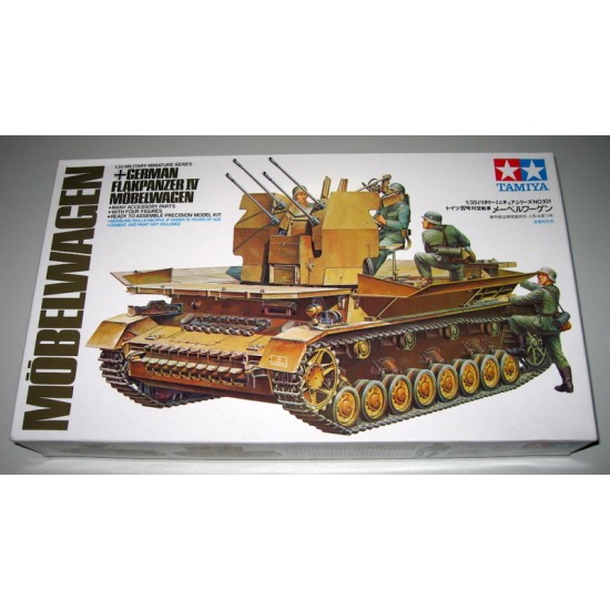 1/35 WWII German Flakpanzer IV Mobelwagen 