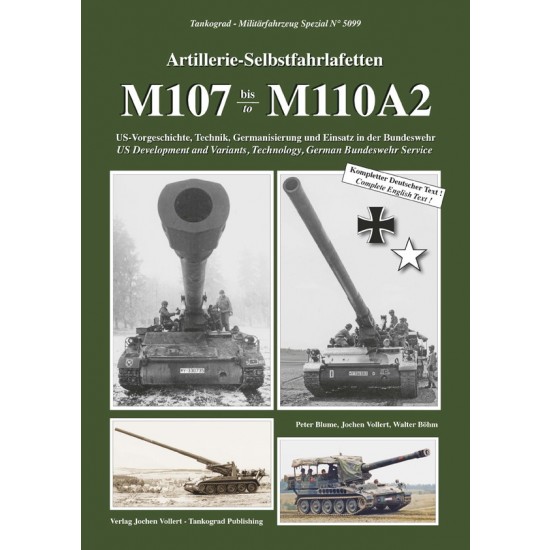 Artillerie-Selbstfahrlafetten M107 to M110A2 (80 pages, English)