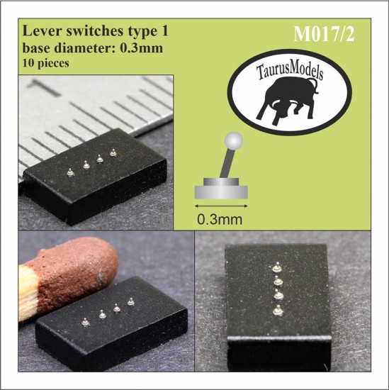 Lever Switches Type 1 Base Diameter: 0.3m (10pcs)