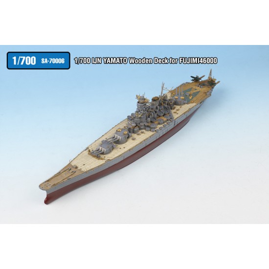 1/700 IJN Yamato Wooden Deck for Fujimi kit #46000