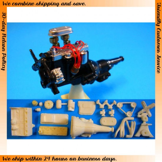 1/25 Flathead 6 Cylinder Kew Engine