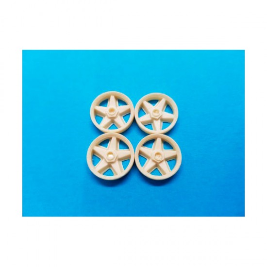 1/24 1/25 Porsche 917 Slot Car Wheel Insert (Diameter approx 15mm, 4pcs)