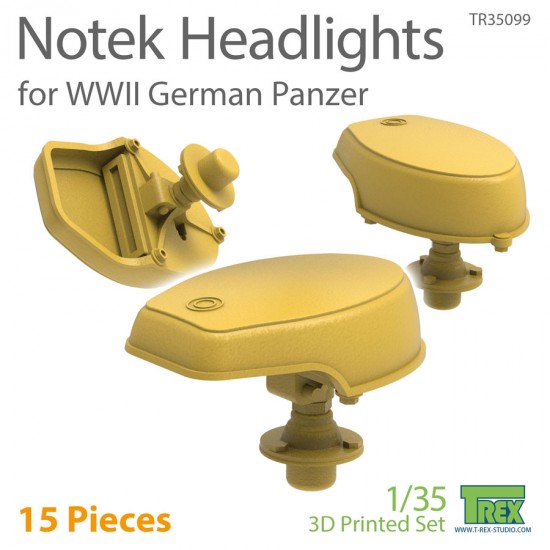 1/35 Notek Headlights for WWII German Panzer