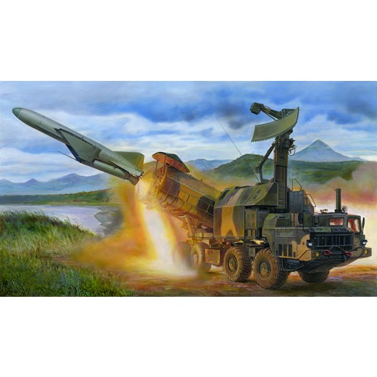 1/35 Russian 3S51M SPU of 4K51 Rubezh Coastal Missile System ASM with P-15