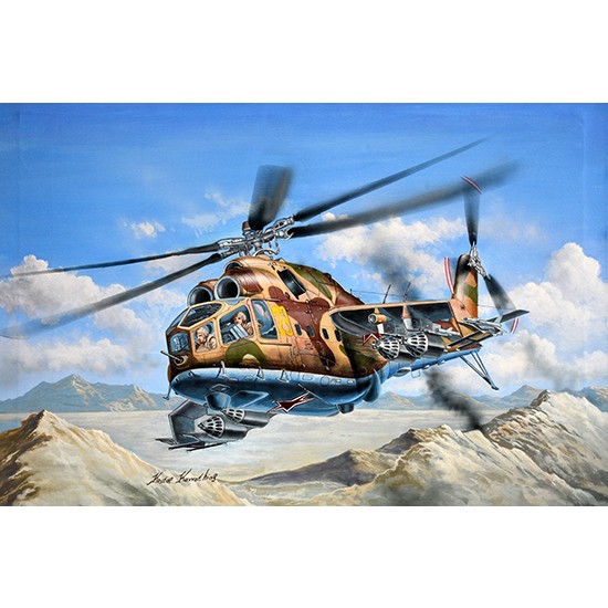 1/48 Mil Mi-24A Hind-B Attack Helicopter