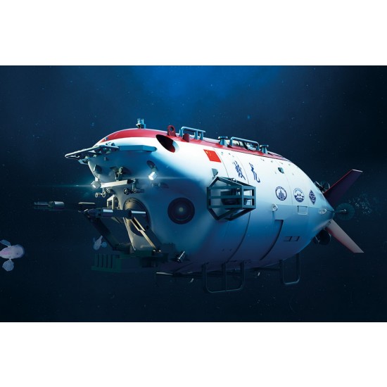 1/72 Chinese Jiaolong Manned Submersible Pre-painted Snap kit