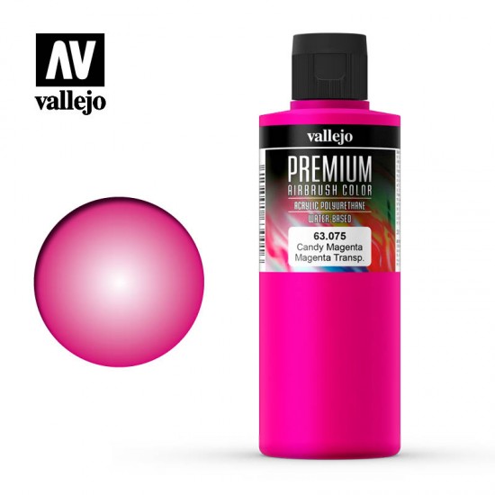 Premium Colour Acrylic Paint - Candy Magenta (200ml/6.76fl.oz)