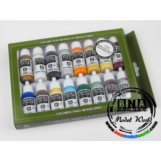 Model Colour Paint Set - Naval (Steam Era) (16 x 17ml)