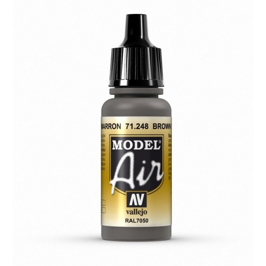Model Air Acrylic Paint - Brown Grey 17ml