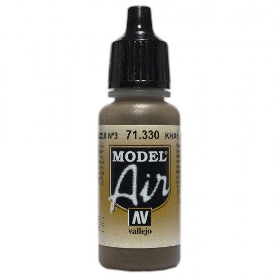 Model Air Acrylic Paint - Khaki Green No.3 (17ml)