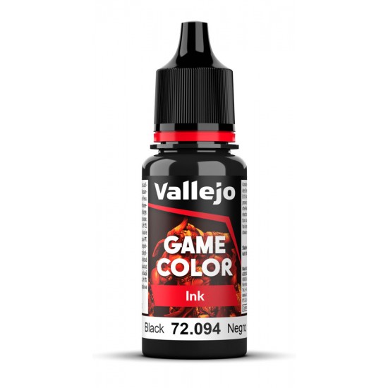 Acrylic Paint - Game Ink #Black (18 ml/0.6 fl oz)