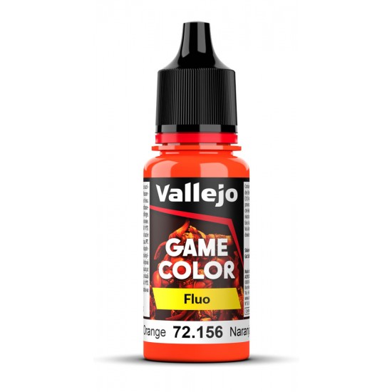 Acrylic Paint - Game Colour Fluo #Fluorescent Orange (18 ml/0.6 fl oz)