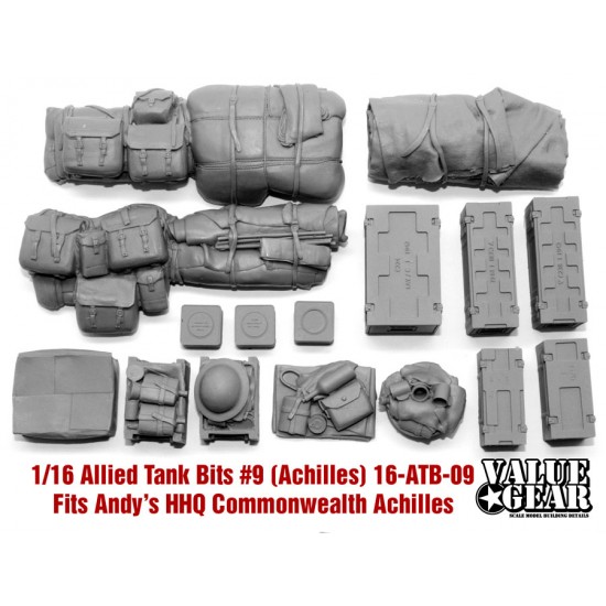 1/16 Commonwealth Achilles Allied Tank Bits #9 for Andy's Hobby Headquarters