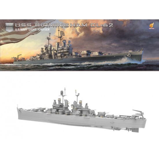 1/350 USS Birmingham CL-62 Light Cruiser [Standard Edition]